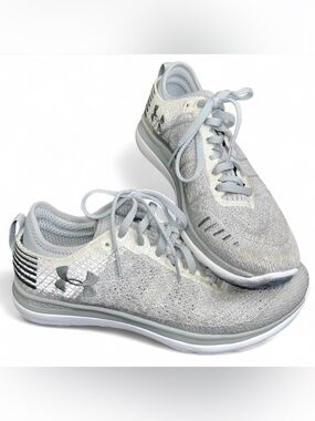 Under Armour Threadborne Fortis Gray Running Shoes 8.5
